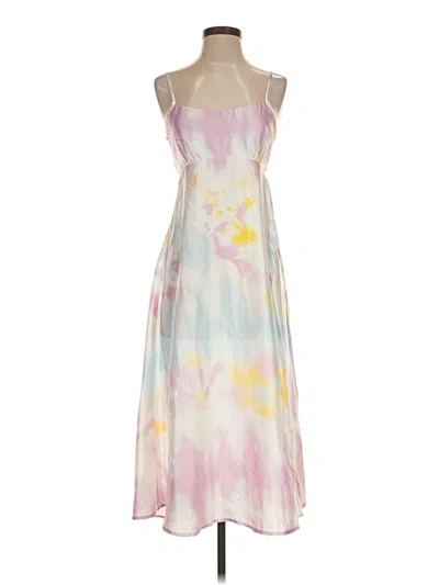 Pre-owned Collusion Casual Dress In White