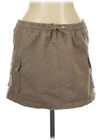Pre-owned Collusion Casual Skirt In Tan