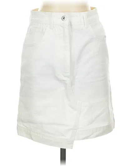 Pre-owned Collusion Casual Skirt In White