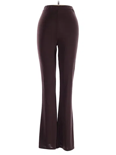 Pre-owned Collusion Dress Pants In Burgundy