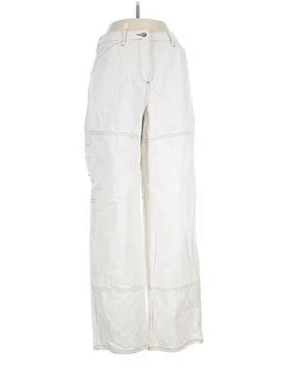 Pre-owned Collusion Jeans In Ivory