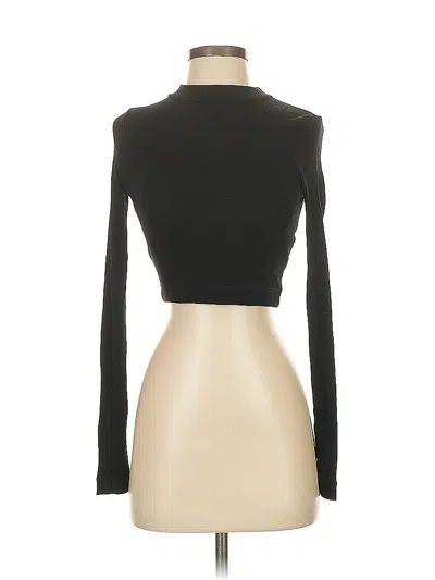 Pre-owned Collusion Long Sleeve Turtleneck In Black