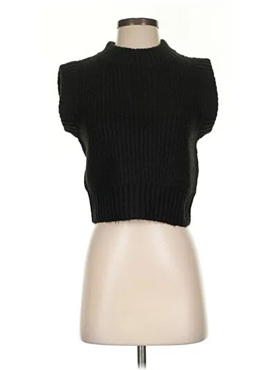 Pre-owned Collusion Sweater Vest In Black