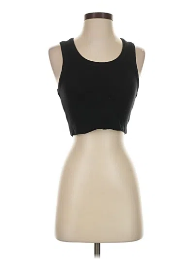 Pre-owned Collusion Tank Top Black Strapless Neckline Tops