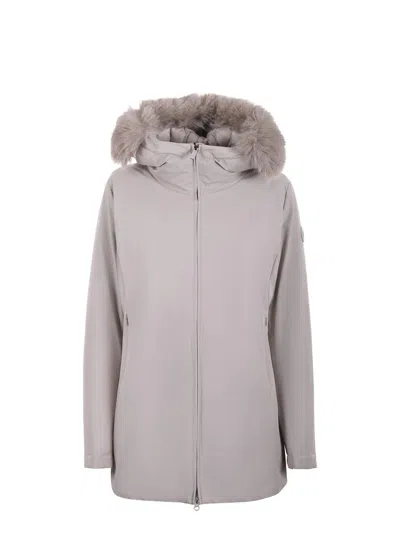 Colmar 3/4-length Down Jacket In Gray