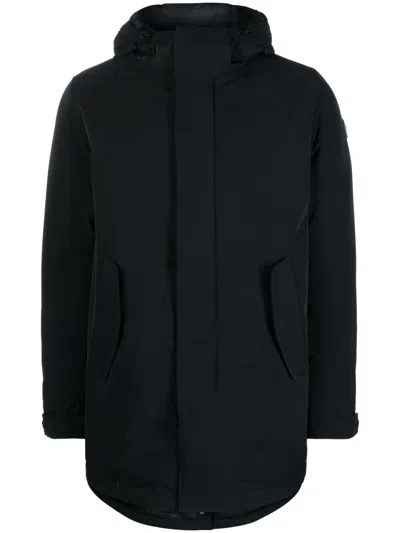 Colmar Appliqué-logo Hooded Jacket In Blue