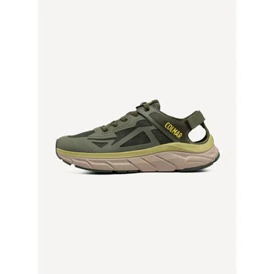 Colmar Army Polyethylene Athletic Sneakers In Green