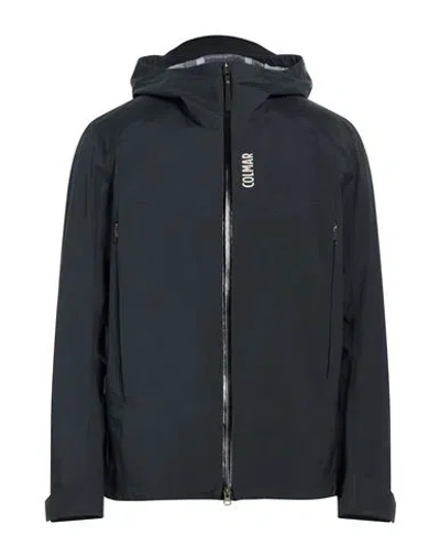 Colmar Attitude Man Jacket Black Size 48 Textile Fibers In Blue