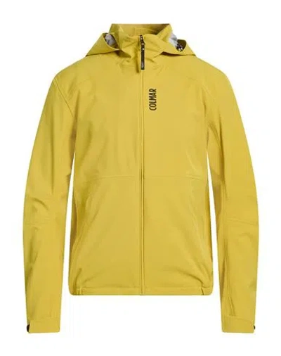 Colmar Attitude Man Jacket Mustard Size 44 Polyester, Elastane In Yellow