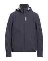 Colmar Attitude Man Jacket Navy Size 46 Polyester, Elastane In Black