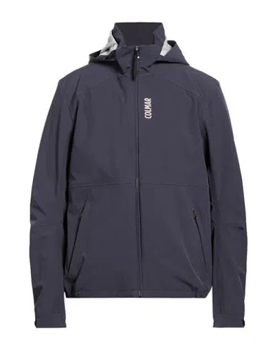 Colmar Attitude Man Jacket Navy Size 46 Polyester, Elastane In Black