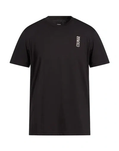 Colmar Attitude Man T-shirt Black Size L Polyester, Cotton