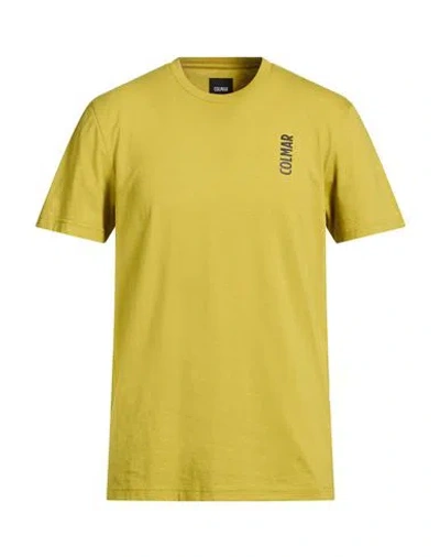 Colmar Attitude Man T-shirt Lime Green Size L Polyester, Cotton