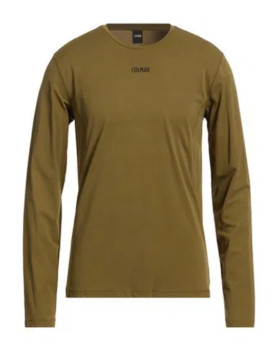 Colmar Attitude Man T-shirt Military Green Size L Polyamide, Elastane