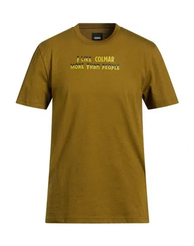 Colmar Attitude Man T-shirt Military Green Size L Polyester, Cotton