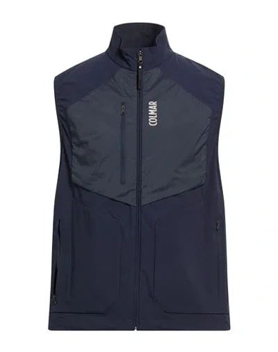 Colmar Attitude Man Vest Navy Size 46 Polyamide, Elastane In Blue