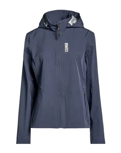 Colmar Attitude Woman Jacket Navy Size 12 Polyester, Elastane In Blue