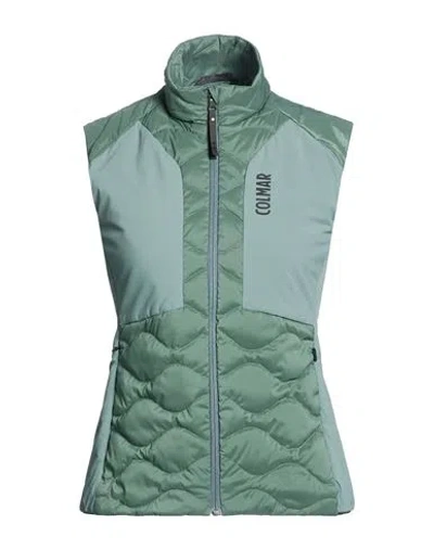 Colmar Attitude Woman Vest Dark Green Size 10 Polyester, Elastane