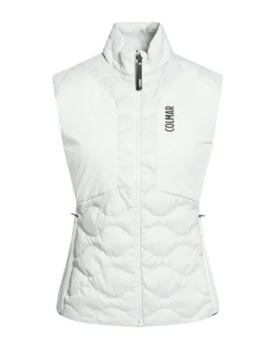 Colmar Attitude Woman Vest Light Grey Size 12 Polyester, Elastane In Gray