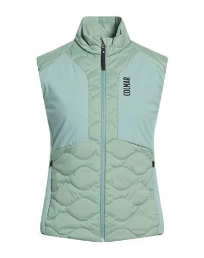 Colmar Attitude Woman Vest Sage Green Size 10 Polyester, Elastane