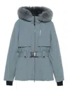 Colmar Belted Ski Jacket In Gray