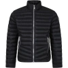 Colmar Black Down Jacket For Girl With Logo In Black