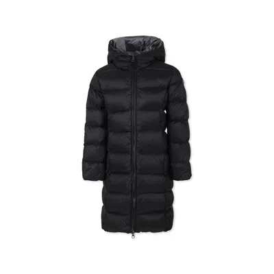 Colmar Kids' Black Down Jacket For Girl With Logo