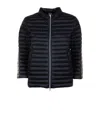 Colmar Black Quilted Cape Jacket With Zip In Black
