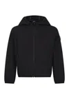 Colmar Black Windbreakers For Boy With Logo In Black
