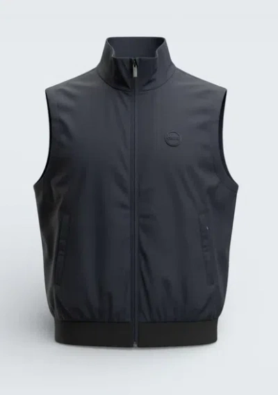 Colmar Unlined Hybrid Vest In Blue