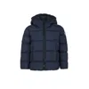 Colmar Blue Down Jacket For Boy With Logo In Blue