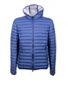 Colmar Transitional Quilted Hooded Puffer Jacket In Blue