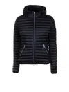 Colmar Blue Quilted Down Jacket With Zip And Hood In Blue