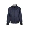 Colmar Blue Reversible Windbreaker For Boy With Logo In Blue
