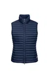 Colmar Blue Technical Nylon Zip-up Jacket In Blue