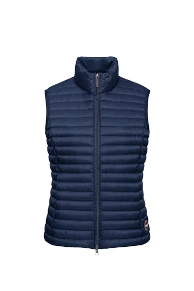 COLMAR BLUE TECHNICAL NYLON ZIP-UP JACKET