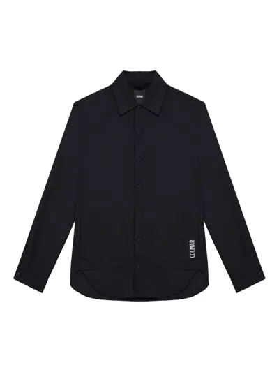 Colmar Button-fastening Curved-hem Shirt In Black