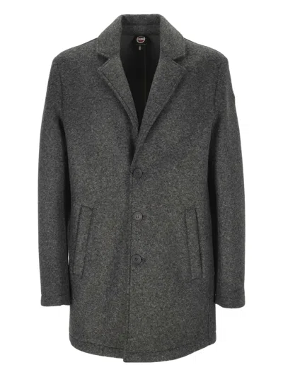 Colmar Originals Single-breasted Tailored Coat In Gray