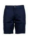 Colmar Button Shorts In Blue