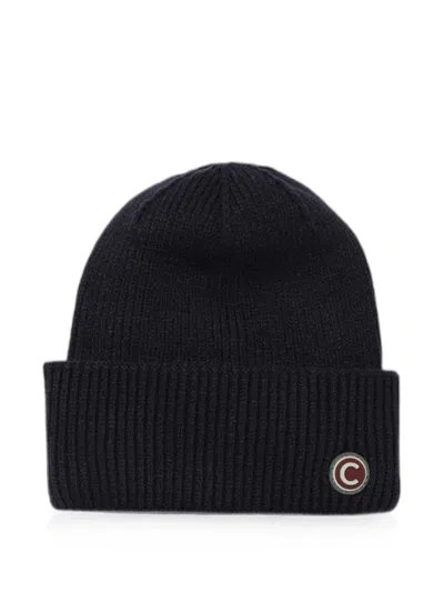 Colmar Chenille-effect Ribbed-knit Beanie In Black