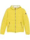 Colmar Logo-patch Padded Jacket In Giallo Vivaci