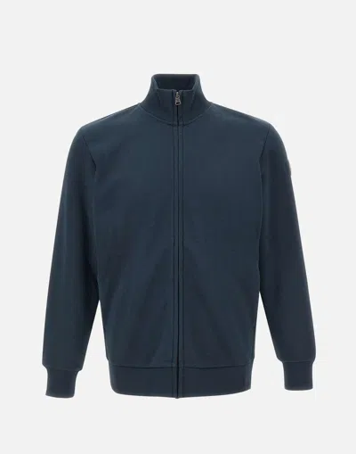 COLMAR CONNECTIVE BLUE COTTON ZIP SWEATSHIRT