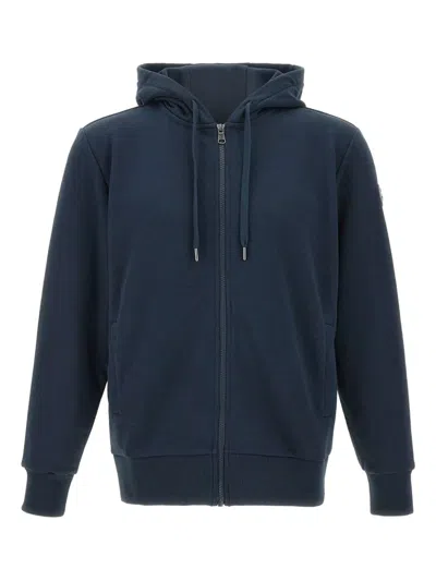 Colmar Logo-patch Zip-up Hooded Jacket In Purple