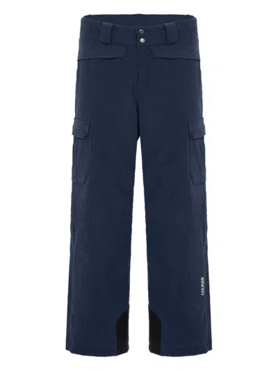 Colmar Corduroy Cargo Ski Pants In Blue