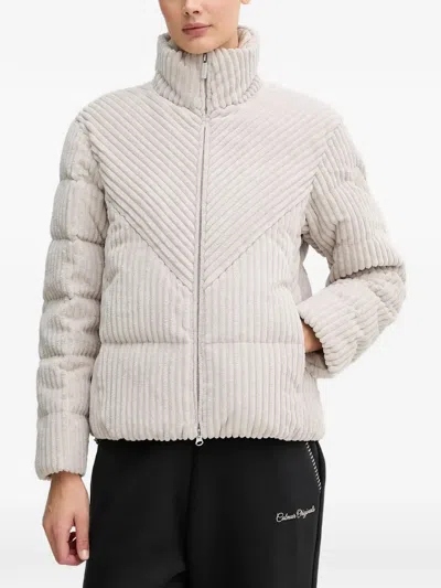 Colmar Corduroy Quilted Jacket In Gray