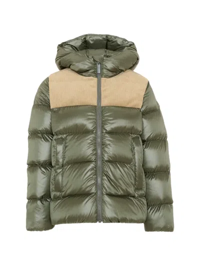 Colmar Corduroy-panel Quilted Jacket In Green