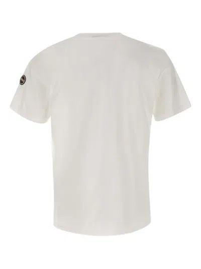Colmar Crew-neck Logo-patch T-shirt In White