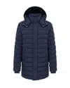 Colmar Quilted Duck Down Down Jacket In Blue