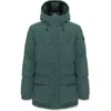 Colmar Dandy Water Repellent Down Corduroy Puffer Jacket In Bottle