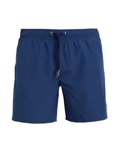 Colmar Dip Man Swim Trunks Blue Size 36 Polyester In Blue